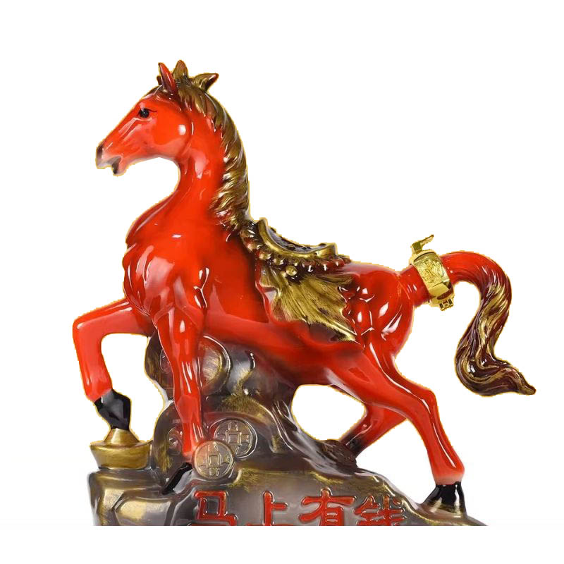 Bình rượu hình con ngựa sứ nội địa trung