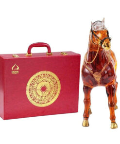 Bình rượu hình con ngựa thủy tinh Doha Royal Rich XO