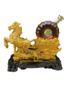 Kệ rượu con ngựa chiến XO Pháp mạ vàng