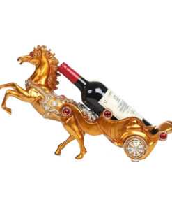 Kệ rượu linh vật con ngựa phong cách Châu Âu