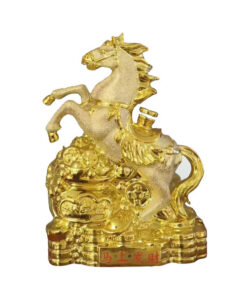 Rượu hình con ngựa vàng bằng sứ Sheng Long Shi Teng 1500ml