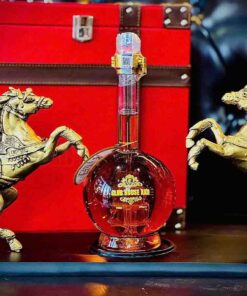 rượu hình con ngựa đôi song mã kim loại Club House XXII